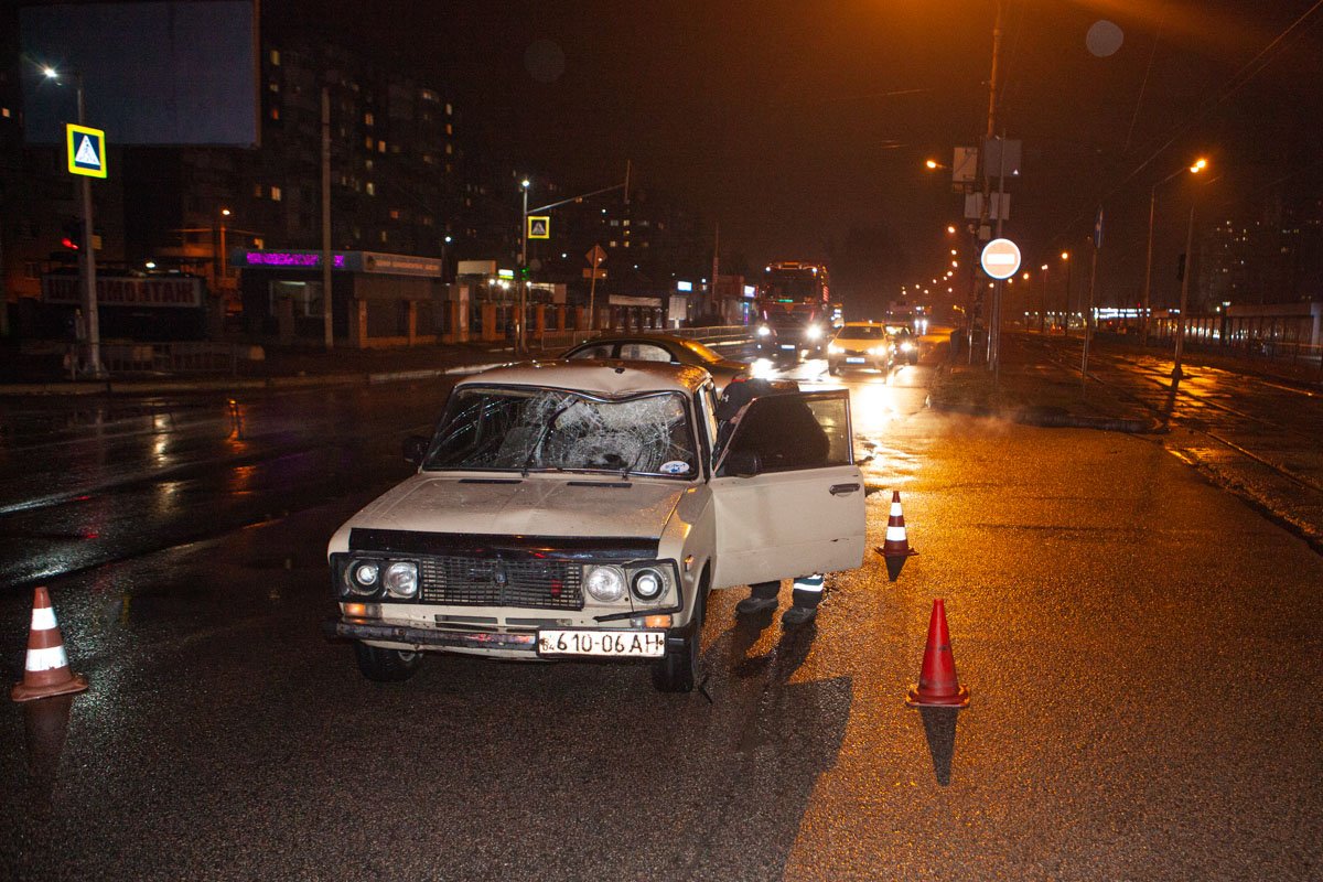 Авария произошла на Донецком шоссе