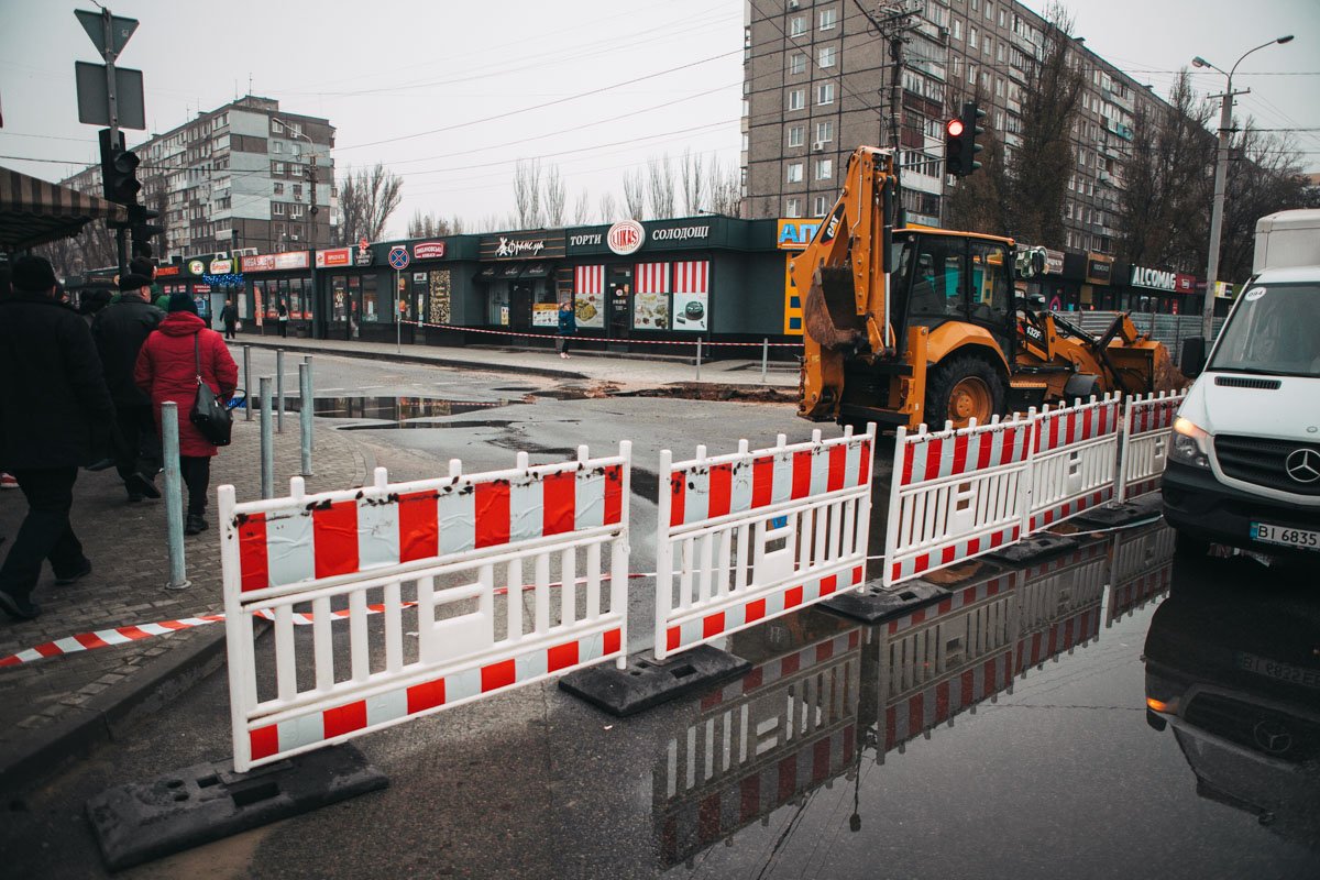Участок дороги по направлению к Байкальской перекрыли Участок дороги по направлению к Байкальской перекрыли
