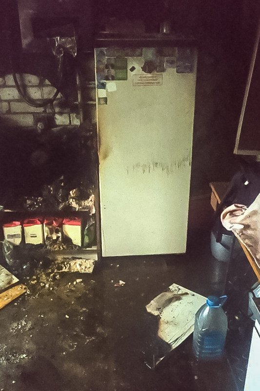 Вероятно, пожар начался из-за неисправной проводки 