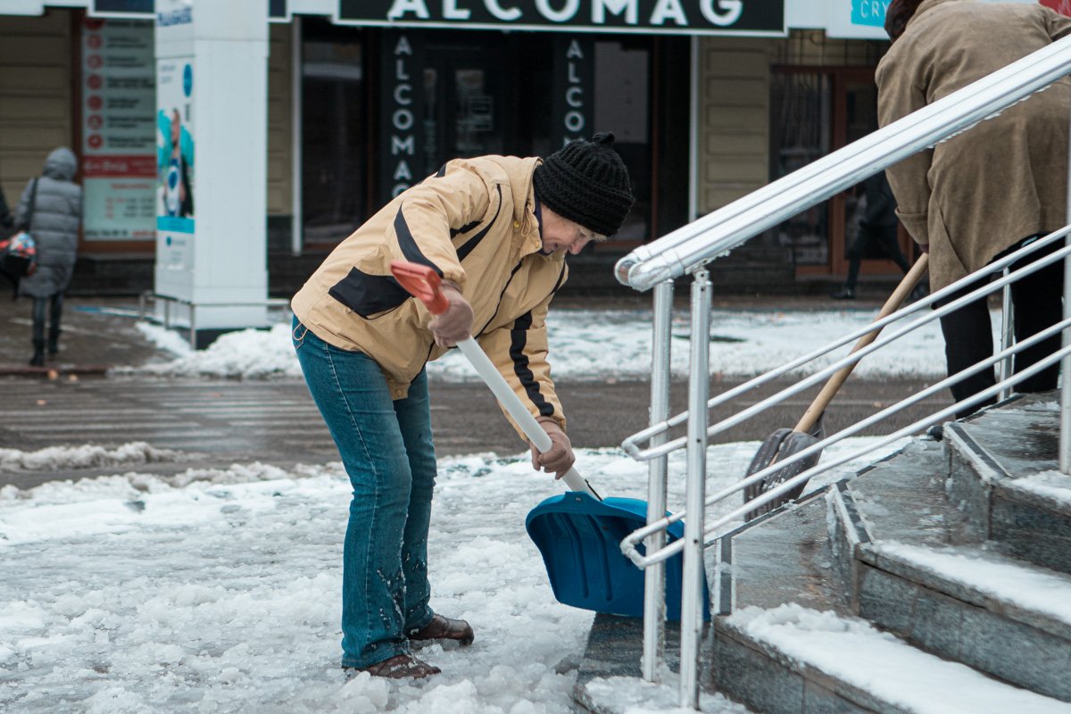 Дороги расчищают