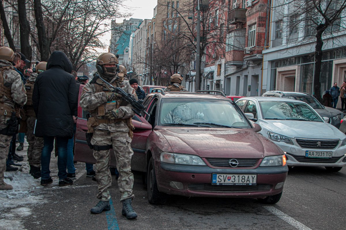 Задержание в центре города Задержание в центре города