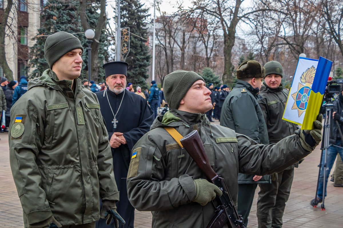 В этот день воины дали обещание всегда быть на страже свободы и независимости Украины