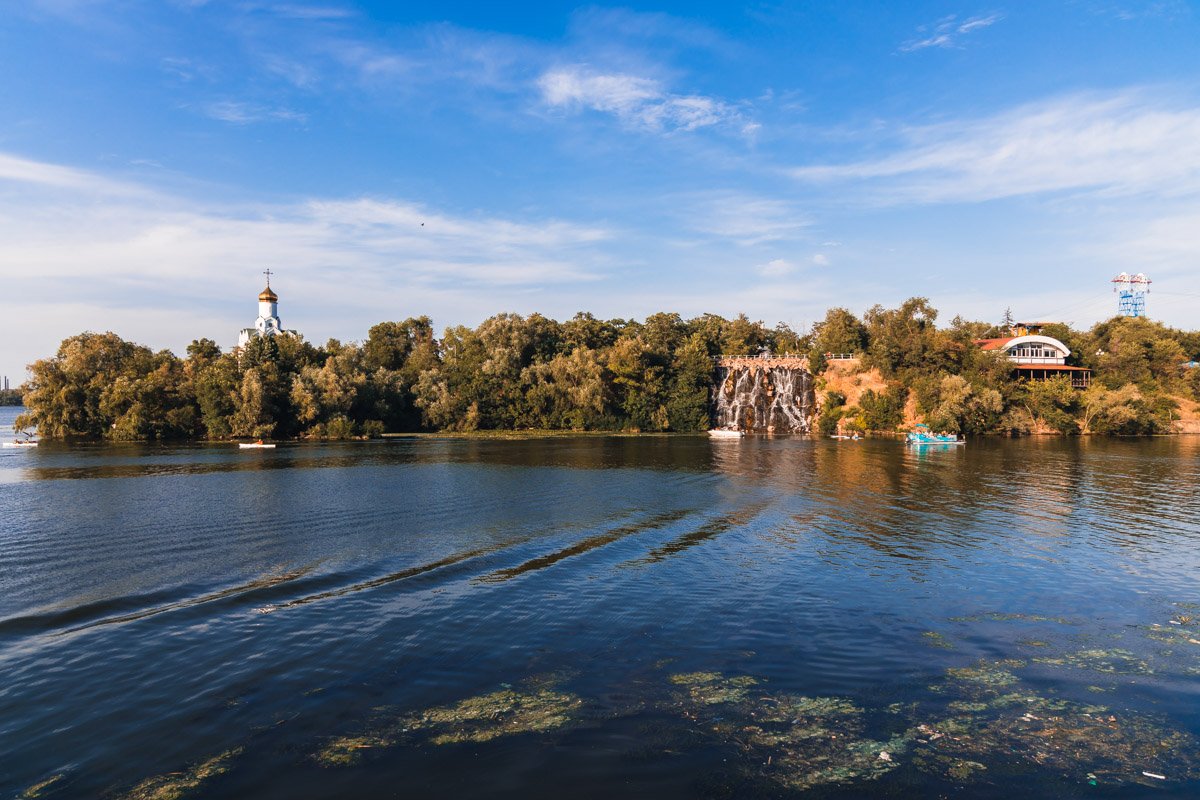 Каким был Днепр летом и как он выглядит зимой 9