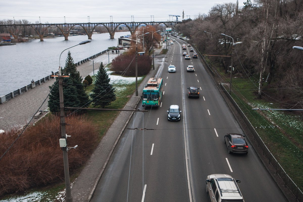 Каким был Днепр летом и как он выглядит зимой 14