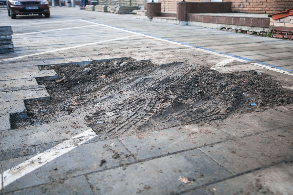 Авария на парковочном месте Авария на парковочном месте