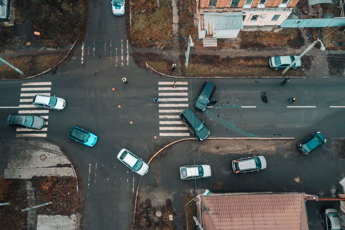 На месте ДТП образовалась пробка