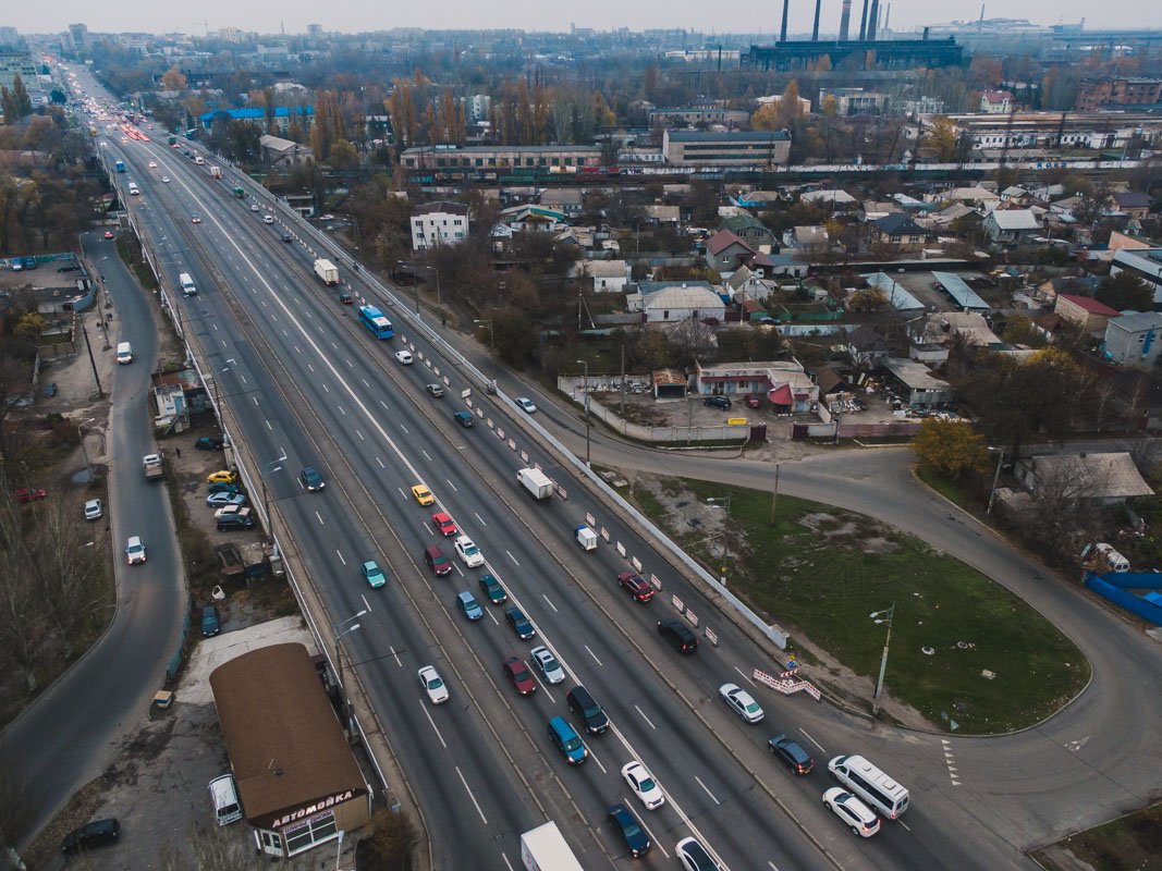 Виадук на Слобожанском наконец заметили