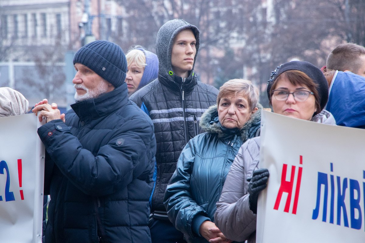 Протестующие не хотят объединения больницы № 2 с другими мед. учреждениями