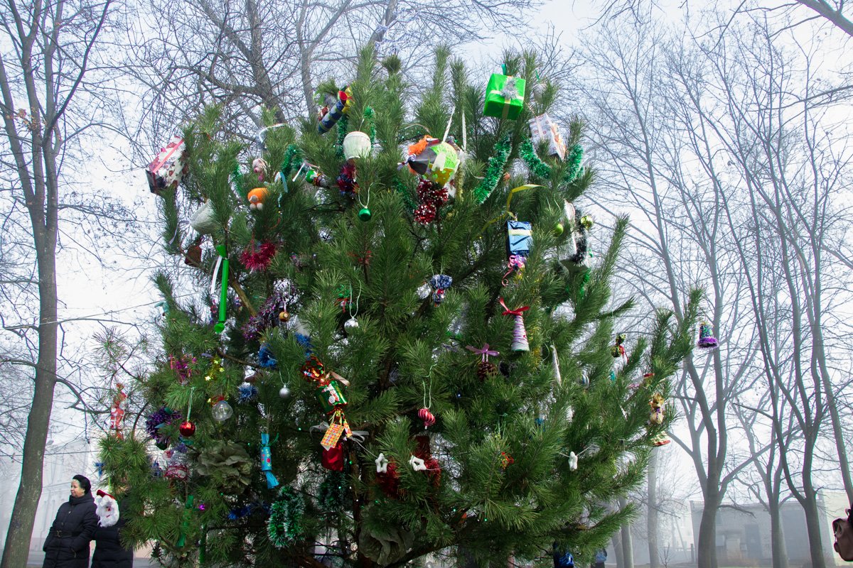 Дети сами украсили елку Дети сами украсили елку