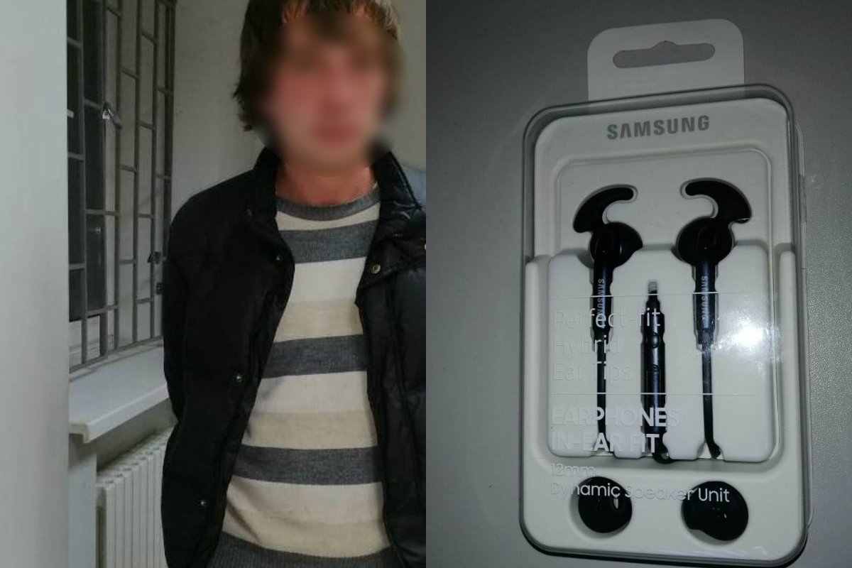 В Днепре парень вырвал со стенда в "Фокстрот" наушники и убежал 1