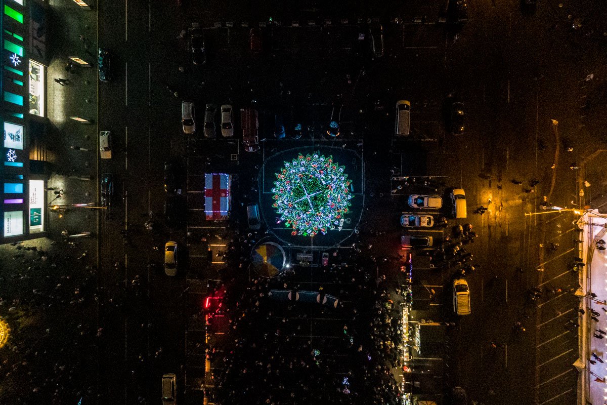 Вот так она выглядит сверху