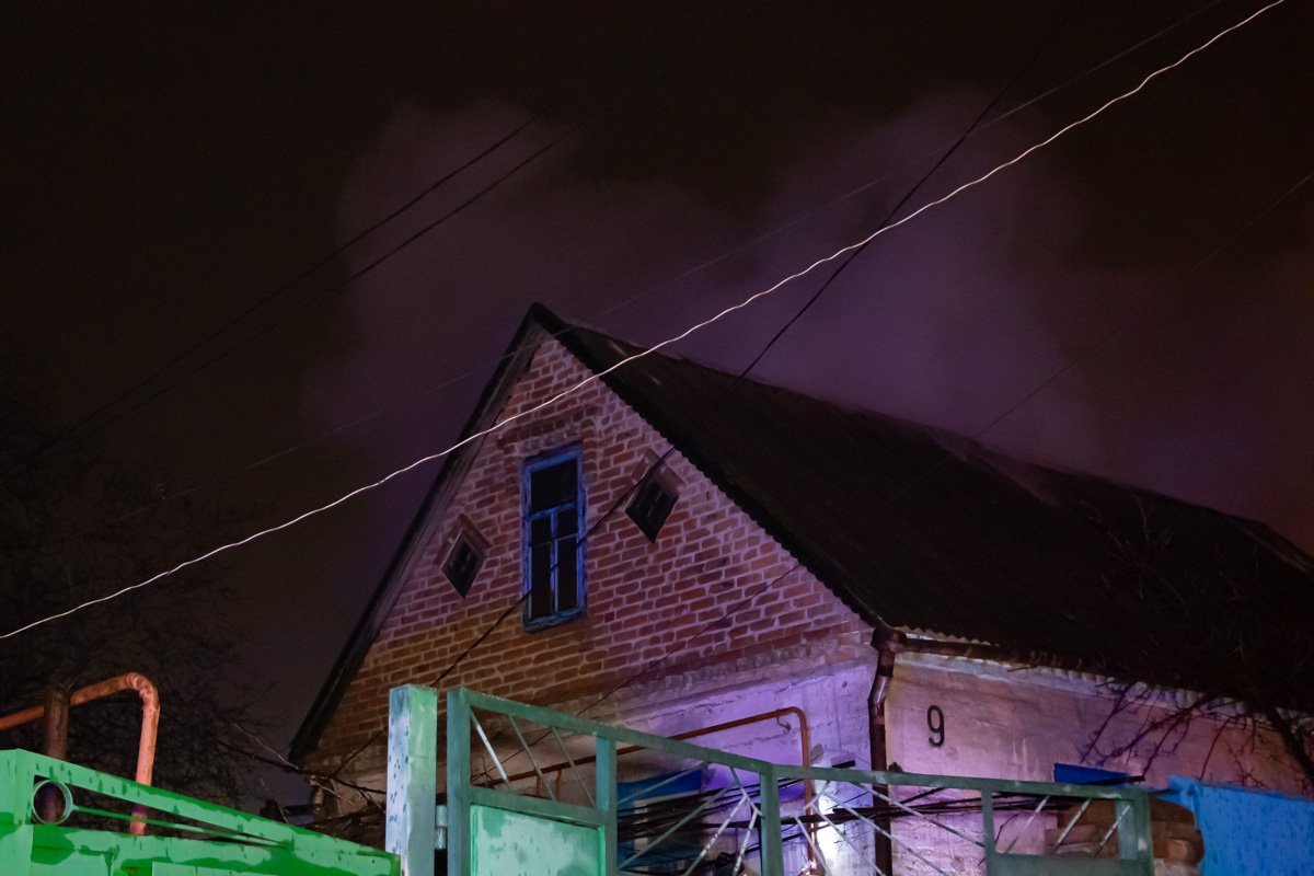 Ночью горел частный дом на улице Горяной Ночью горел частный дом на улице Горяной