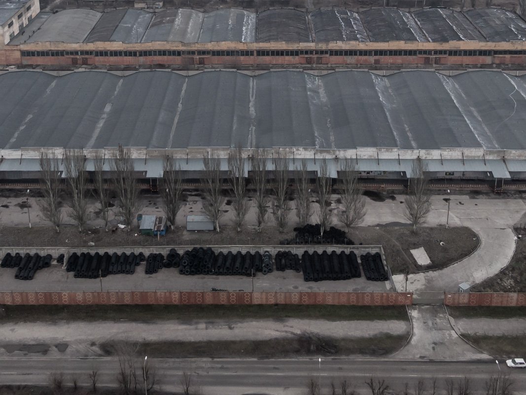 Так завод Днепрошина выглядит с высоты Так завод Днепрошина выглядит с высоты