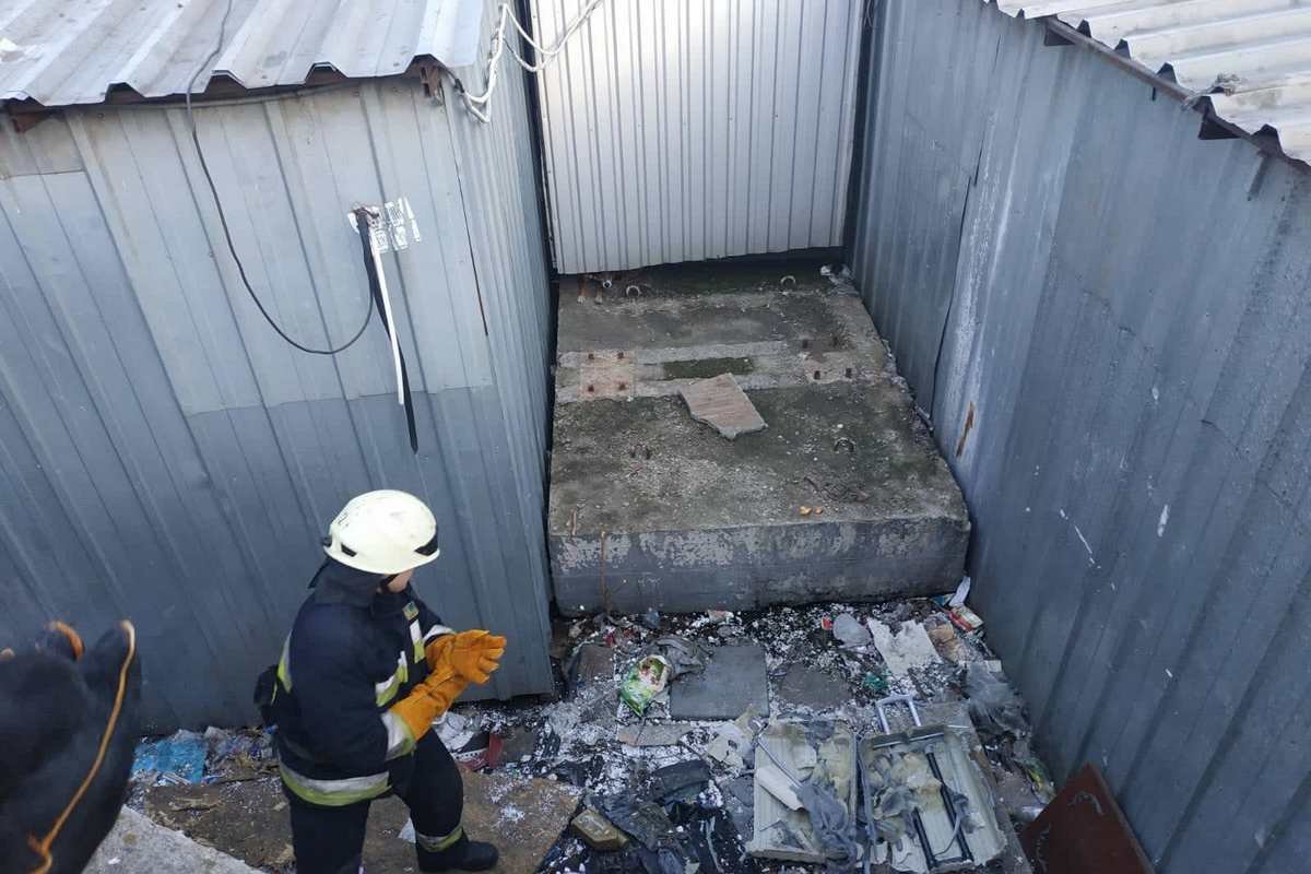 Собака застряла между землей и ограждением из профнастила Собака застряла между землей и ограждением из профнастила