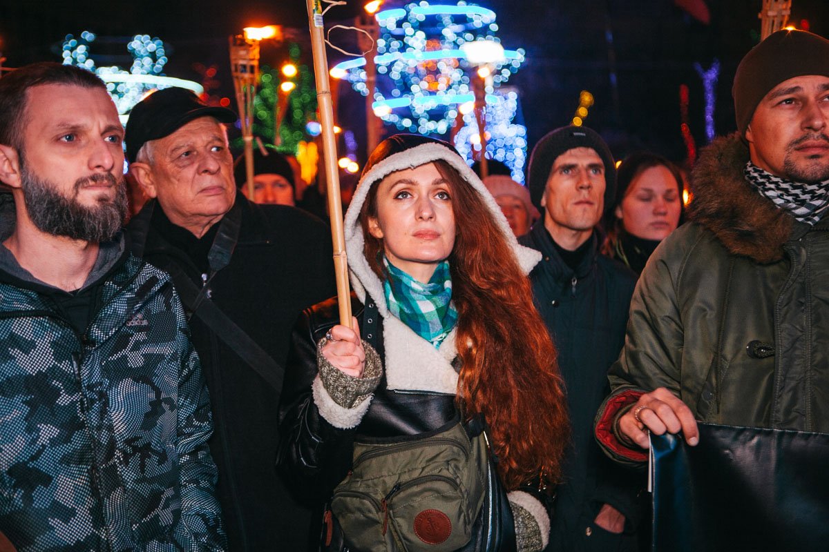 В Днепре прошел марш в честь Степана Бандеры: как это было 12