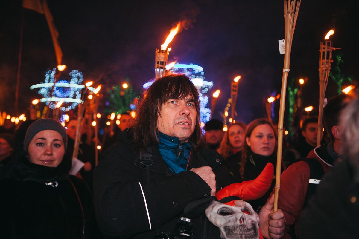 В Днепре прошел марш в честь Степана Бандеры: как это было 13