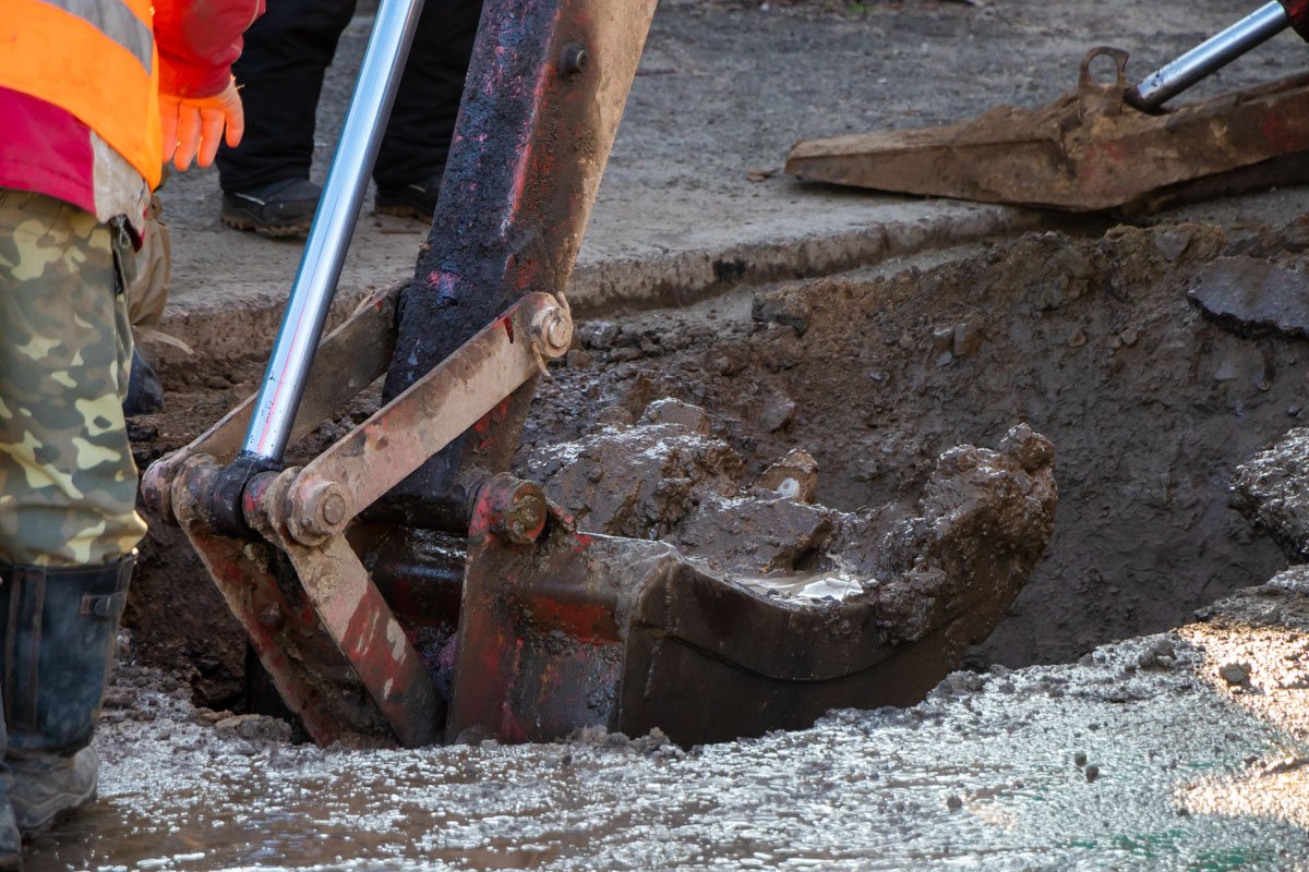 Часть домов остались без воды Часть домов остались без воды