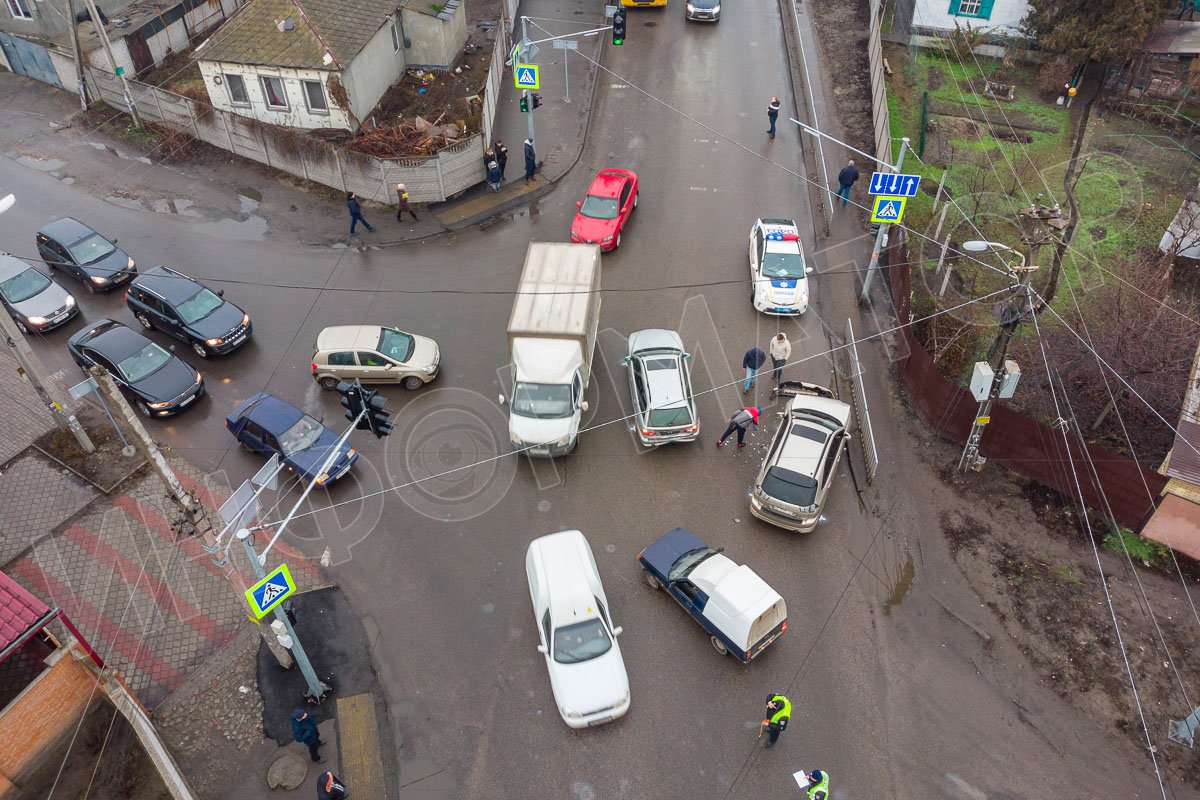 ДТП случилось на перекрестке Гринченко и Янтарной