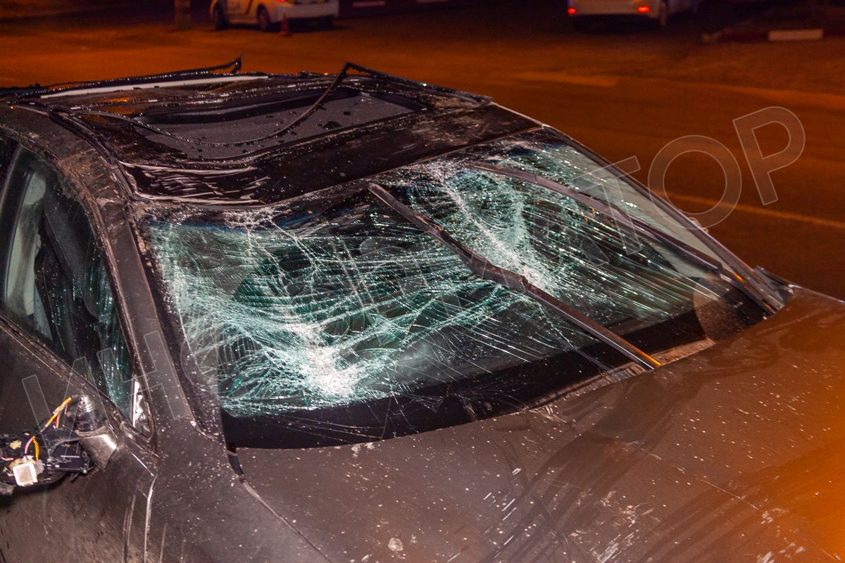 В Днепре на Журналистов перевернулся Lexus 3