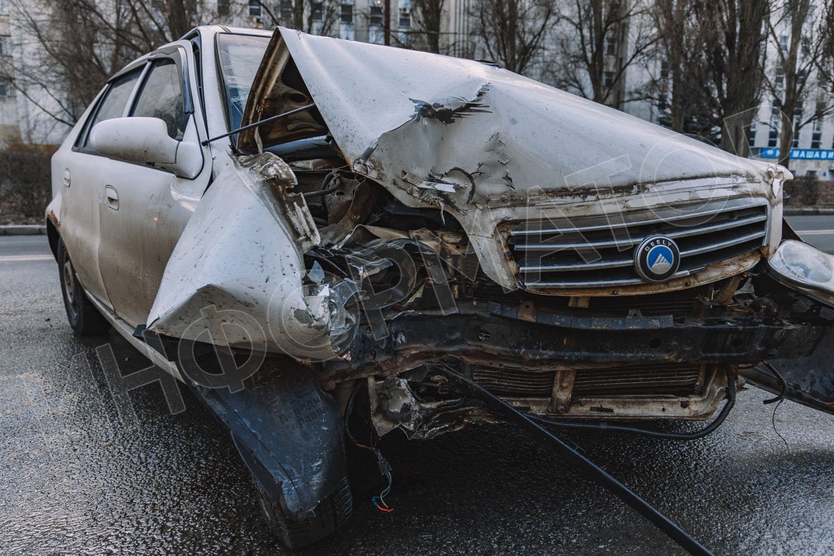 С места аварии пострадавшего забрала бригада скорой помощи