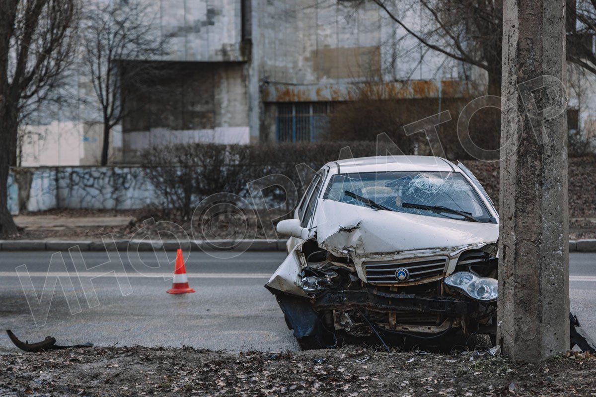 Авария произошла примерно в 13:30