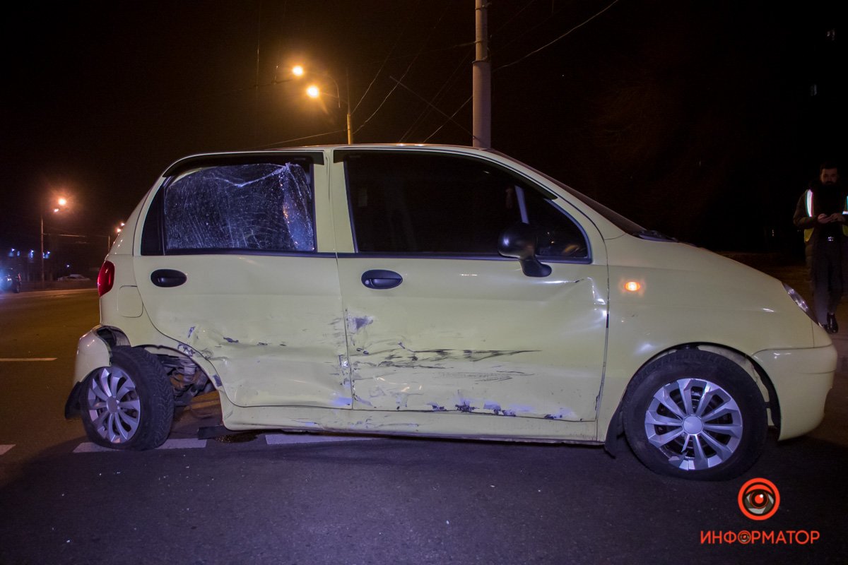 Matiz перевернулся и стал обратно на колеса