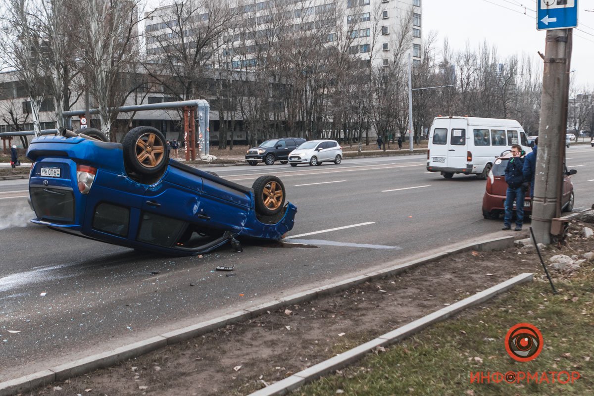 Водитель серьезных травм не получил