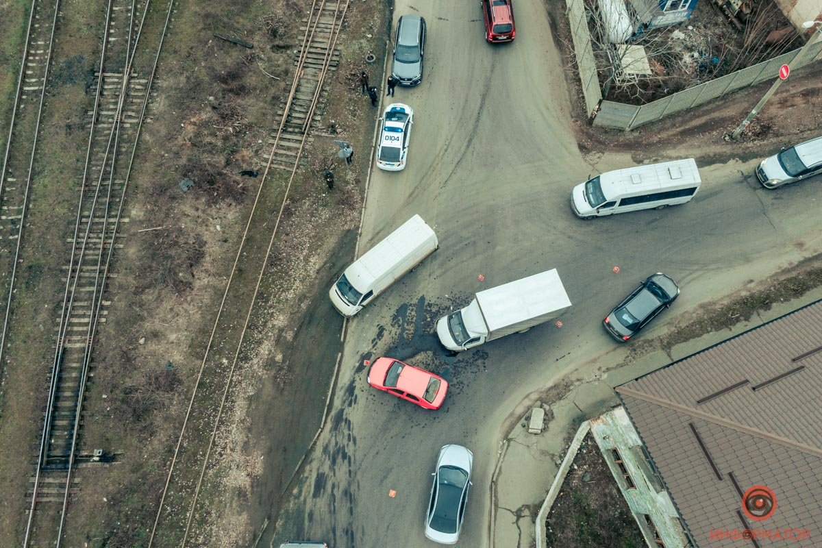 ДТП на пересечении Яхненковской и Симиренковской