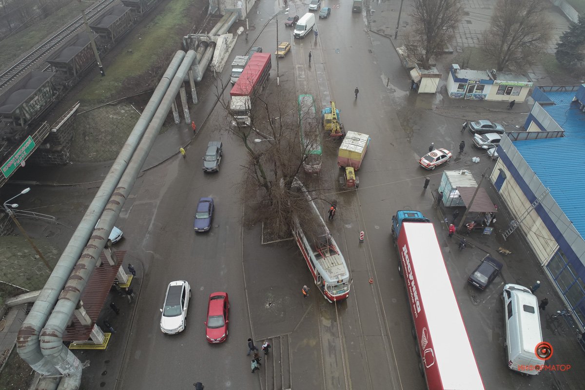 Инцидент стал причиной затруднения движения