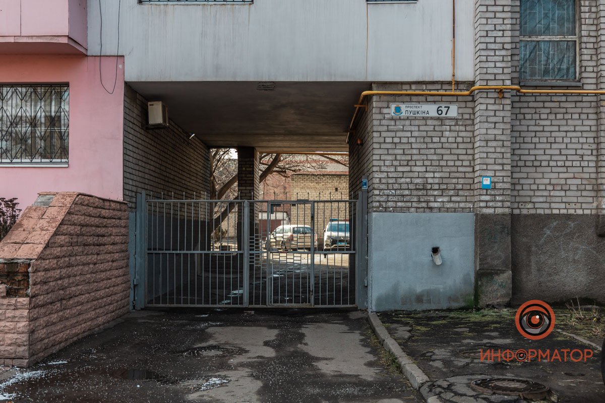 Машина стояла во дворе дома № 67 на проспекте Пушкина