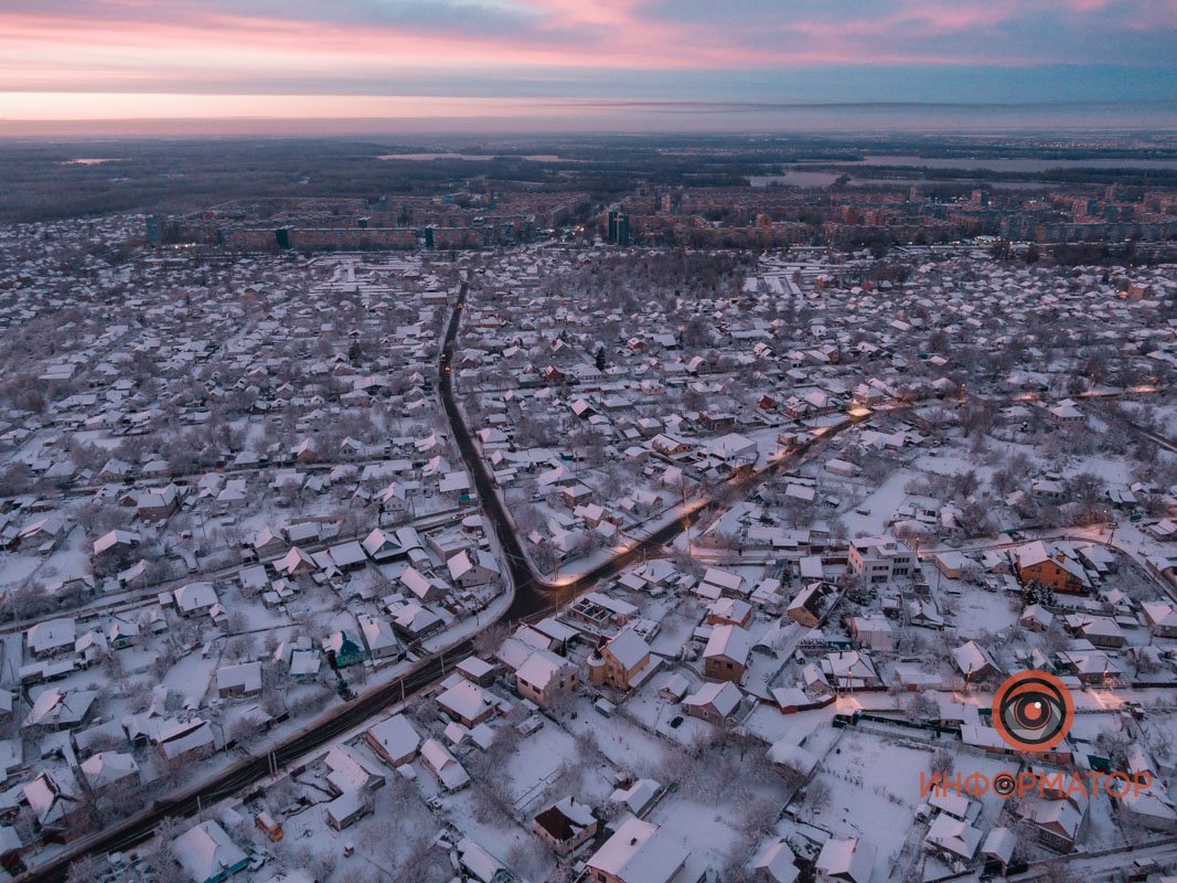 Днепр балует жителей закатами 