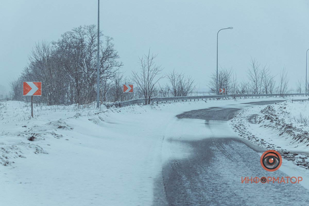 Южный объезд замело снегом