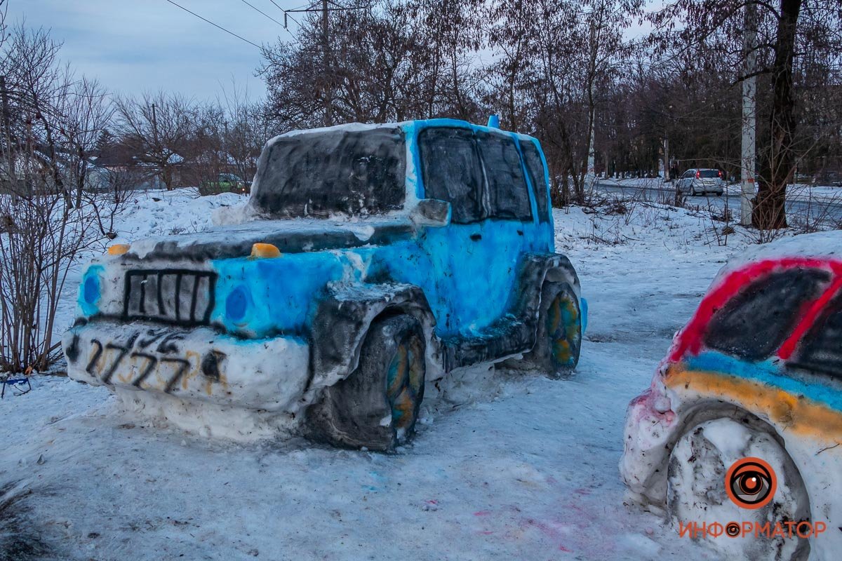 Снежный "гелик" на Холодильной
