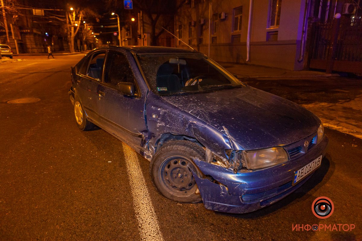 Результат аварии - двое пострадавших