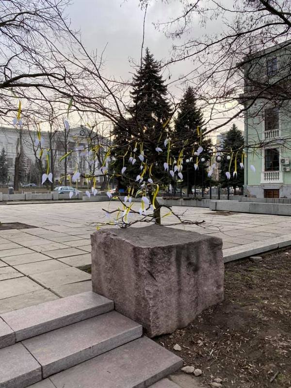 Акция в память о героях Майдана Акция в память о героях Майдана