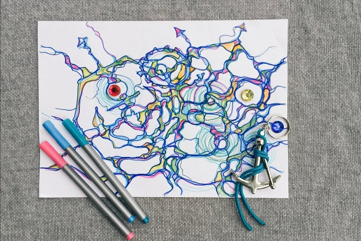 Рисование нейрографики позволяет увидеть множество скрытых психологических проблем человека