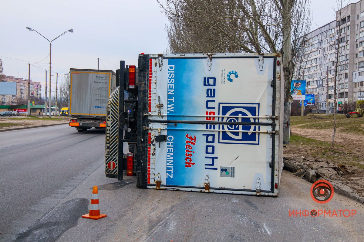 Водитель потерял управление