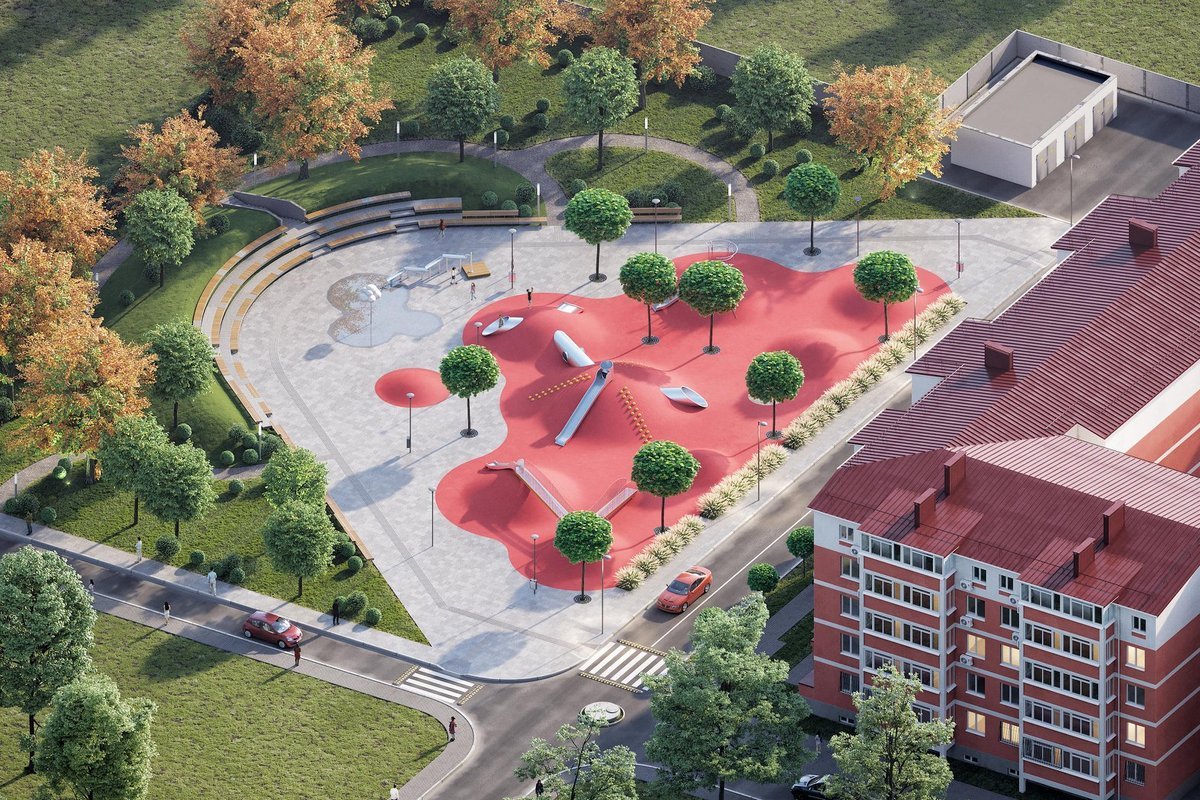 Есть нюанс - пролегающая рядом проезжая часть