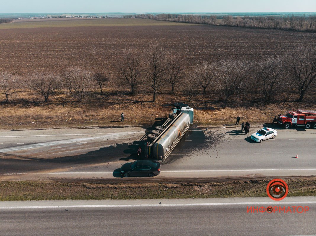 Проезд в сторону Днепра затруднен