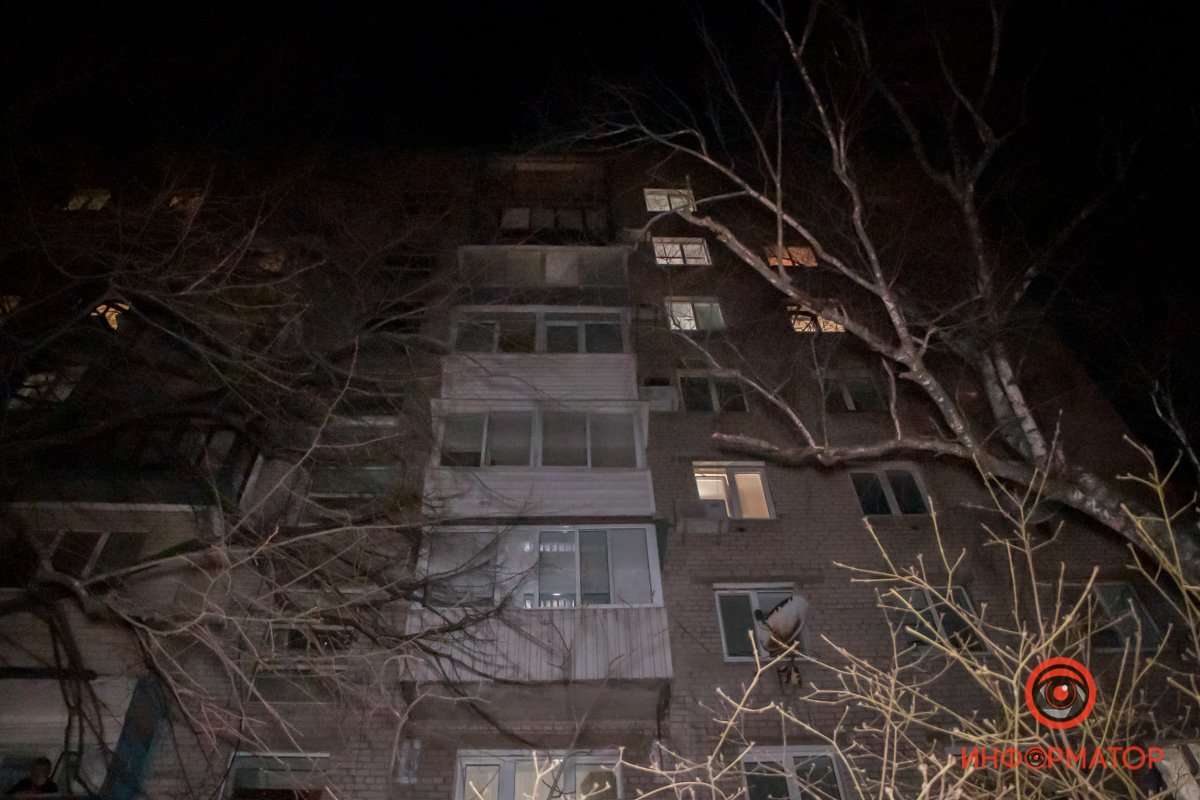 Пожар случился на 8-м этаже