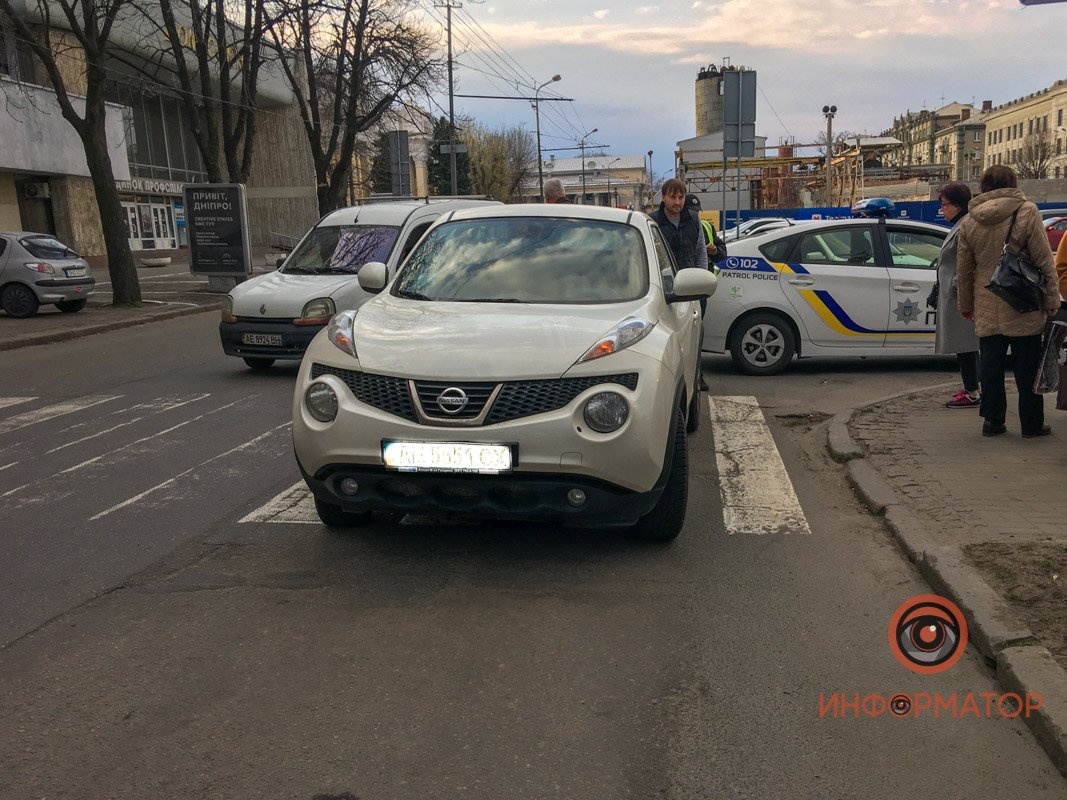 ДТП произошло в центре Днепра
