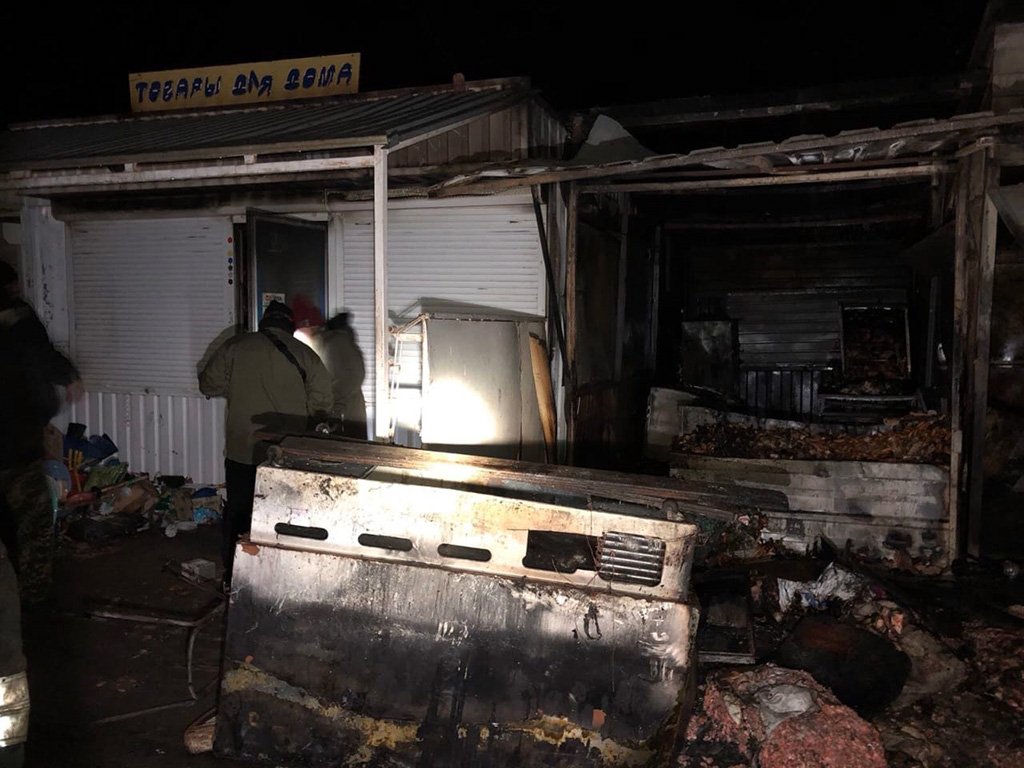 Пожар на улице Роторной Пожар на улице Роторной