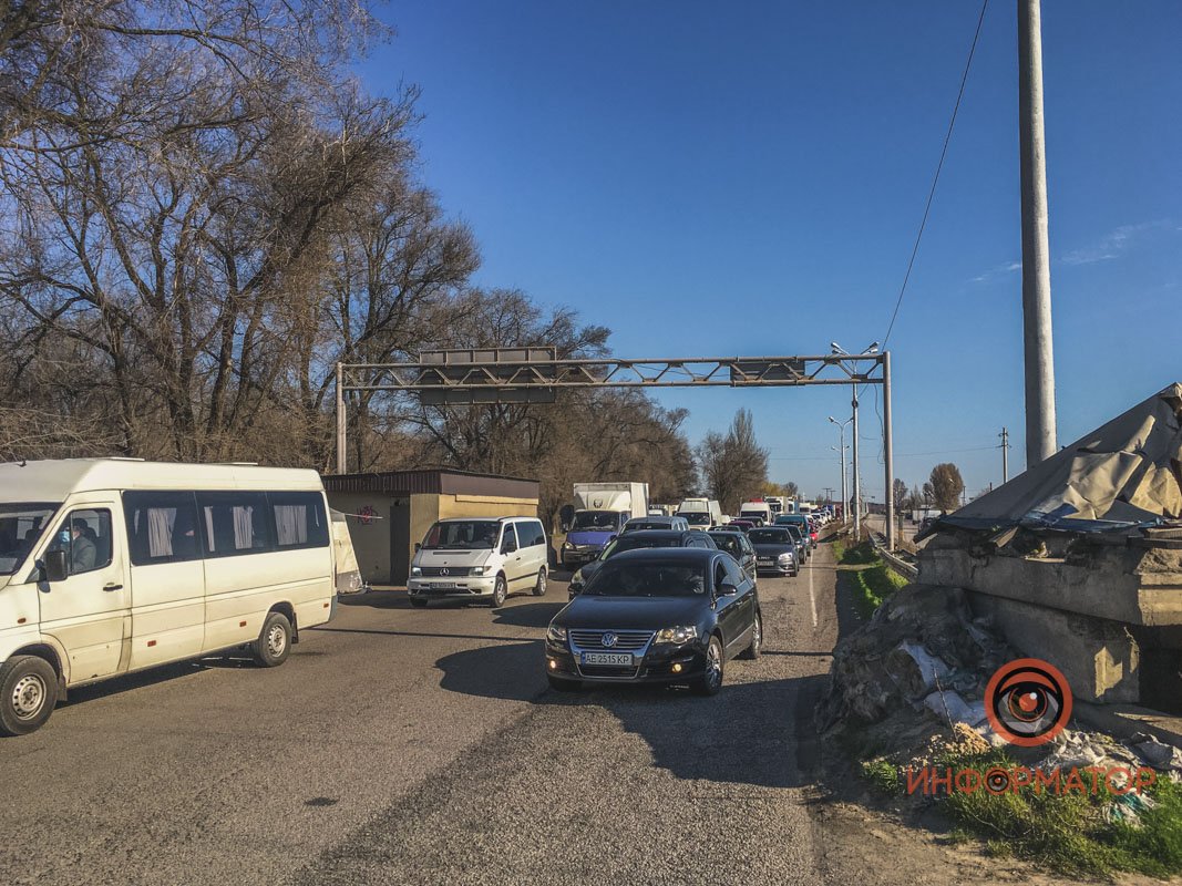 В результате аварии образовалась пробка