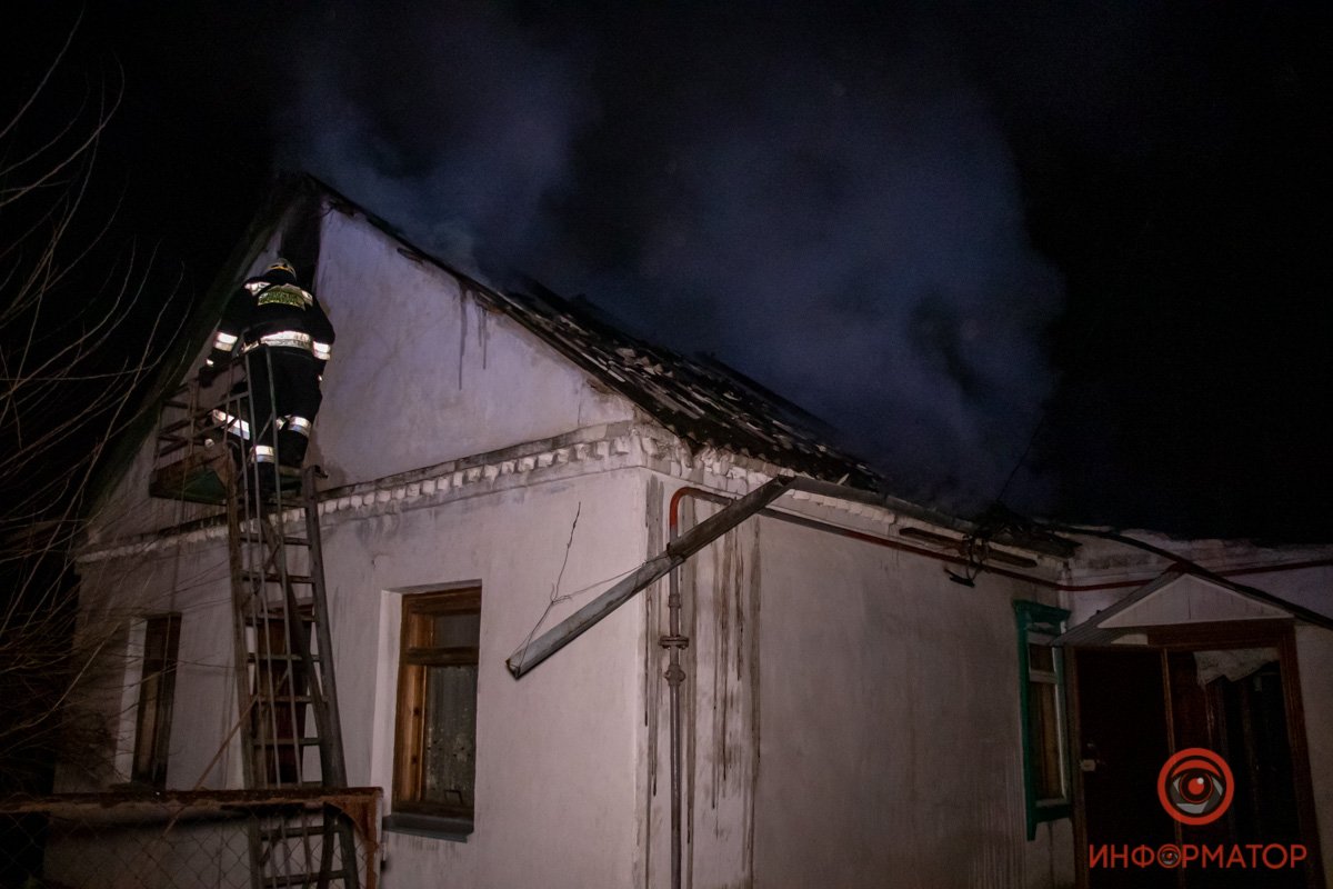 Горел частный дом Горел частный дом