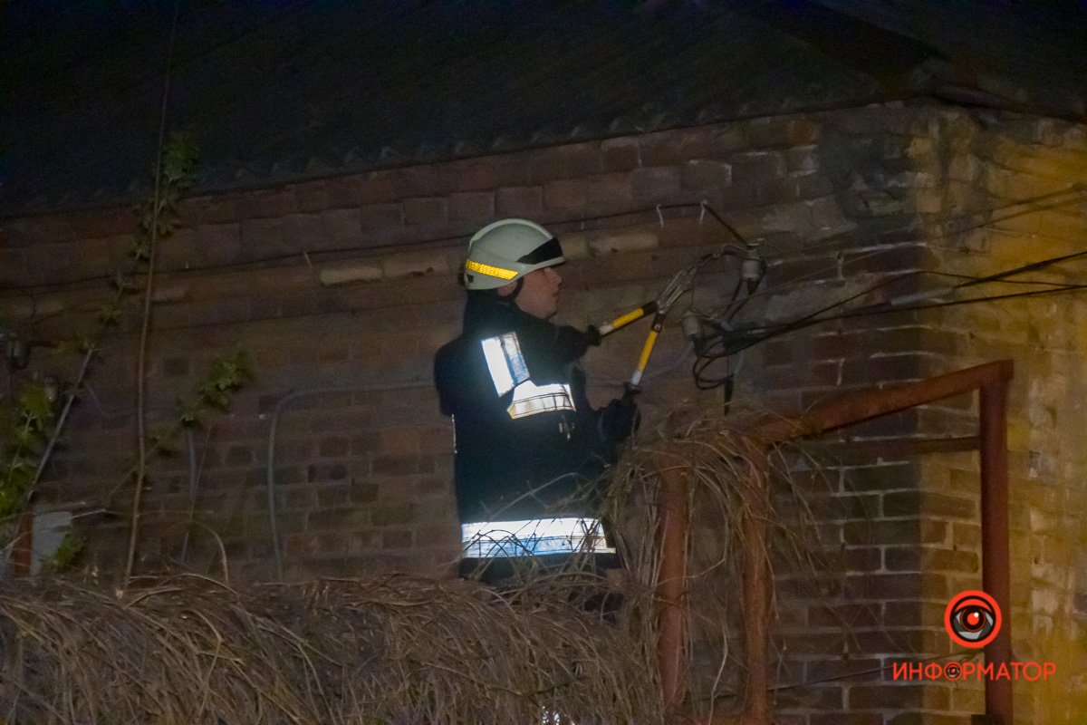 Дом обесточили