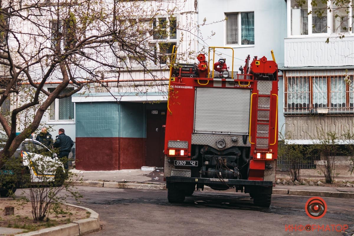 Горела квартира на четвертом этаже