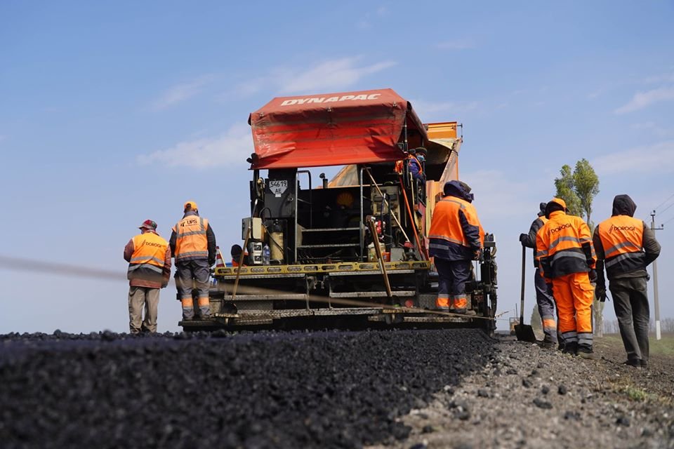 Как идет ремонт трассы Р-73 Никополь-Днепр 8