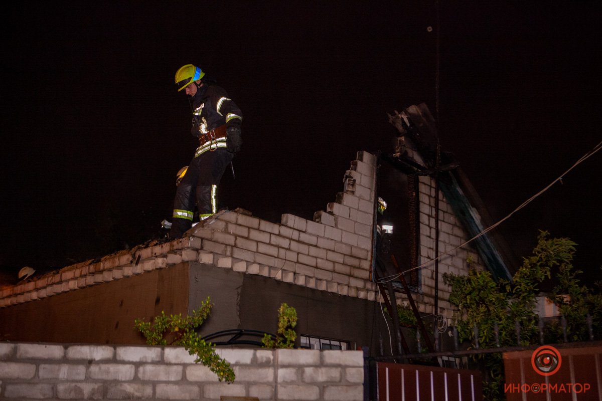 Горел частный дом Горел частный дом