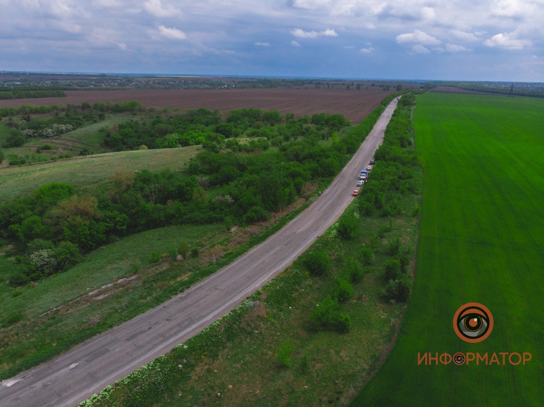 ДТП случилось на выезде из Днепра в направлении Синельниково ДТП случилось на выезде из Днепра в направлении Синельниково