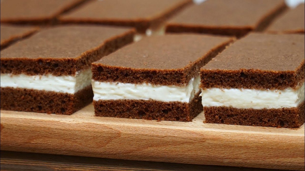 Домашний шеф: как приготовить пирожное Kinder milk-slice 1